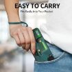 Samsung Galaxy A42 5G Retro Cross Wristband Wallet Leather Back Phone Case Green - 6