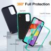 Samsung Galaxy A15 5G Waterproof Rugged Phone Case - Dark Blue + Light Blue - 4