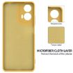 Yellow Liquid Silicone Shockproof Phone Case for Motorola Moto G04/G24 - 5