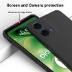 Motorola Moto G04/G24 Liquid Silicone Shockproof Phone Case - Black - 3
