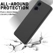 Motorola Moto G04/G24 Liquid Silicone Shockproof Phone Case - Black - 4