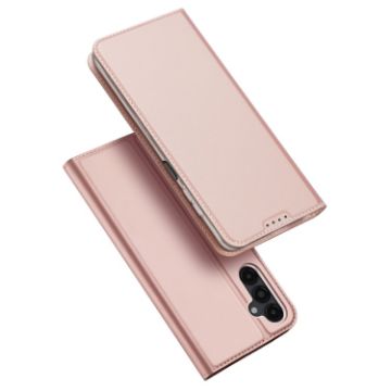 Samsung Galaxy A15 DUX DUCIS Skin Pro Series Flip Leather Phone Case - Pink - 1