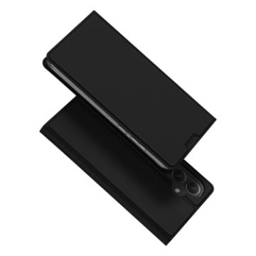 Samsung Galaxy A55 5G DUX DUCIS Skin Pro Series Flip Leather Phone Case - Black - 1