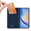 Samsung Galaxy A35 5G DUX DUCIS Skin Pro Series Flip Leather Phone Case Blue - 3