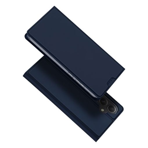 Samsung Galaxy A55 5G DUX DUCIS Skin Pro Series Flip Leather Phone Case Blue - 1
