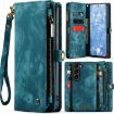 Samsung Galaxy S24 5G CaseMe 008 Leather Phone Case (Blue) - 1