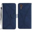 Samsung Galaxy Xcover 7 5G Blue Leather Phone Case - 1