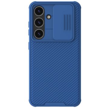 Samsung Galaxy S24 5G NILLKIN Black Mirror Pro Series Camshield PC Phone Case Blue - 1