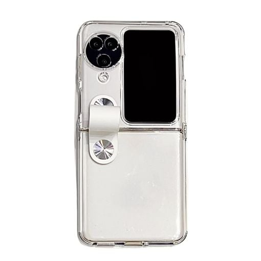 OPPO Find N3 Flip TPU Transparent Phone Case - Hinge Buckle - 1