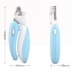 Pet Nail Clipper Dogs And Cats LED Fingernail Trimmers (Light Blue) - 3
