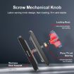 PULUZ Motorcycle Rearview Oblique CNC Metal Magic Arm Rod Mount - 7