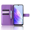 Blackview A52/A52 Pro Diamond Texture Leather Phone Case - Purple - 4