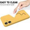 Yellow Silicone Phone Case for Xiaomi Poco M6 5G/Redmi 13C 5G - 6