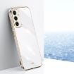 Samsung Galaxy A35 5G XINLI Straight Edge 6D Electroplate TPU Phone Case White - 1