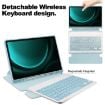 Samsung Galaxy Tab S9 FE+ Smart Leather Case with Keyboard - Sky Blue - 6
