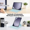 Samsung Galaxy Tab A9+ Smart Leather Case with Keyboard - Sky Blue - 7