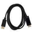 4K x 2K DP to HDMI Converter Cable, 1.8m Black - 3