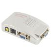 VGA to Video S-Video Converter Box - High Resolution - PC to TV - 3