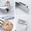 Black Basin Waterfall Faucet - Hot & Cold All-Copper - Bathroom Sanitary Ware - 3