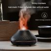 DQ705 Volcanic Flame Aroma Diffuser Essential Oil Lamp - Black - 4