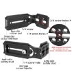 BEXIN L130-50C Camera Quick Release Plate - Vertical Board - 4