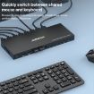 AIMOS AM-KM804 USB 8 In 4 Out Switch - USB Switch for Multiple Devices - 5