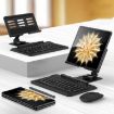 For Honor Magic V2 GKK Bluetooth Keyboard + Mouse + Pen + Holder (Black) - 1