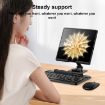 For Honor Magic V2 GKK Bluetooth Keyboard + Mouse + Pen + Holder (Black) - 4