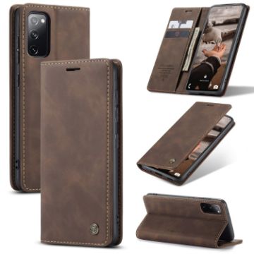 Samsung Galaxy S20 FE CaseMe 013 Leather Case - Coffee - 1