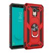 Armor Shockproof TPU + PC Protective Case for Galaxy J6 (2018) - Red - 1