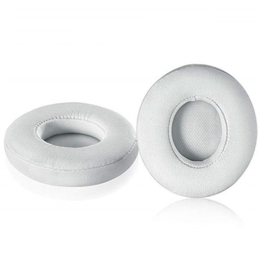 Soft Sponge Earmuff Headphone Jacket for Beats Solo 2.0/3.0 - White - 1
