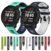 22mm Garmin Vivoactive 4/Venu 2 Silicone Watch Band - Black Grey - 5