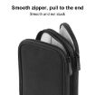 HAWEEL Electronic Organizer Double Layers Storage Bag - Black - 4