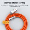Mech Series 6A 120W USB-C Fast Charging Data Cable - 1.2m (Orange) - 6