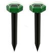 Hexagonal Solar Ultrasonic Mole Repeller - Outdoor Animal Repeller - 2