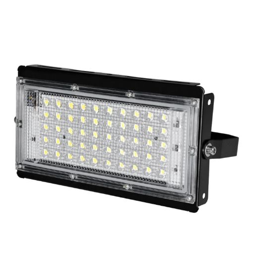 Waterproof LED Flood Light Outdoor Garden Light 50W Cool White - 1