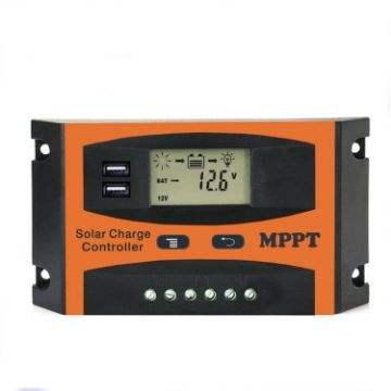 MPPT 60A Solar Controller 12V/24V with USB Output - 1