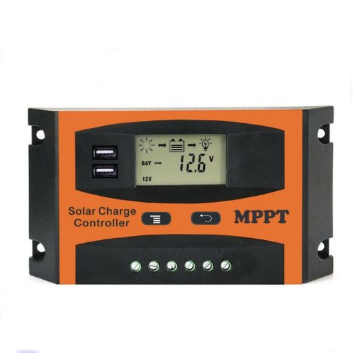MPPT 12V/24V Solar Controller 50A with USB Output - 1
