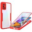 Samsung Galaxy A21s Acrylic + TPU 360 Shockproof Case (Red) - 1
