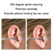 6 In 1 Stainless Steel Ear Pick with Black Leather Case - 4