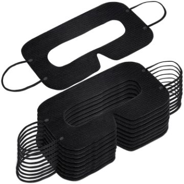 100 PCS Black VR Eye Mask Pads for 3D VR Glass - 1