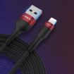 ROMOSS CB12B 2.4A Fast Charging Cable for iPhone/iPad - 2m Gray Black - 2