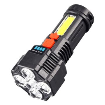 F-T25 Strong Bright 5 Core LED Flashlight USB Rechargeable - 1