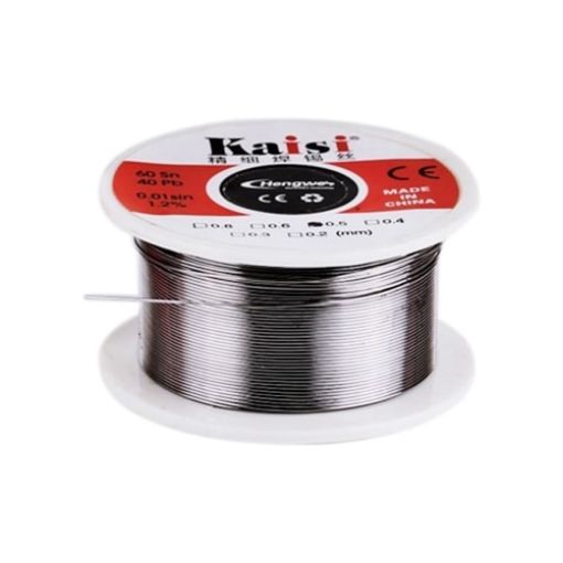 Kaisi 0.6mm Rosin Core Solder Wire 50g - For Welding Works - 1