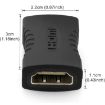 HDMI 19 Pin Female to Female Adapter - Black - 2