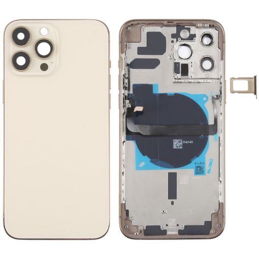 iPhone 13 Pro Max Battery Back Cover Gold - 1