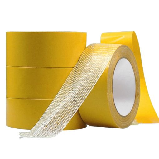 30mmx50m Double-sided Fiberglass Grid Sticky Adhesive Mesh Tape - 1