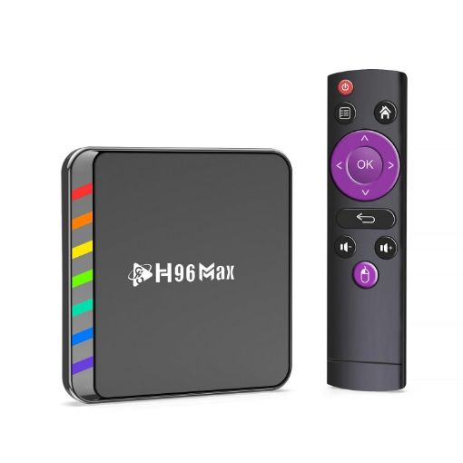 H96 Max W2 4K Ultra HD Android 11.0 Smart TV Box 4GB+32GB EU Plug - 1