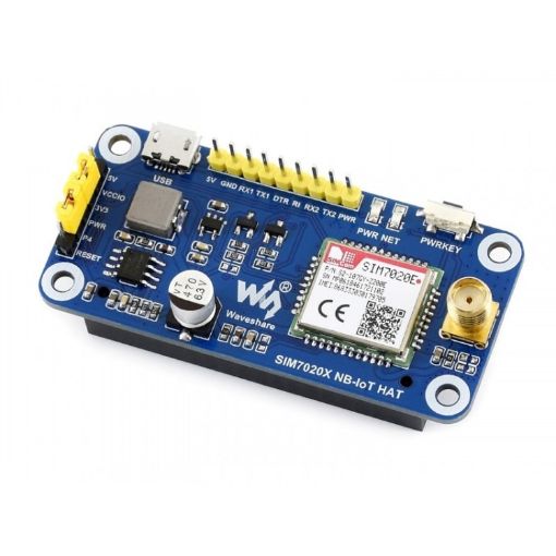 Waveshare NB-IoT HAT for Raspberry Pi - Europe, Asia, Africa, Australia - 1