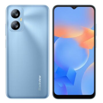 Picture of Blackview A52 Pro, 6GB+128GB, Fingerprint Identification, 6.52 inch Android 13 Unisoc T606 Octa Core up to 1.6GHz, Network: 4G, OTG (Ice Blue)